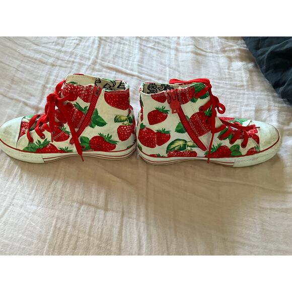 IiJin Strawberry Dream Hidden Invisible Wedge Sneakers 38/8 - Picture 9 of 13